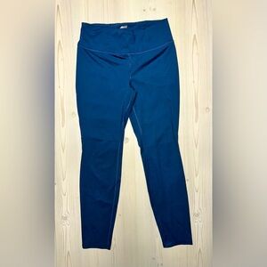 Women's Blue High-Waisted Leggings